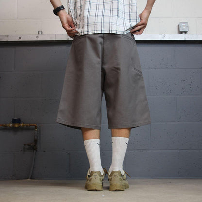 Dickies baggy shorts chino carpenter grey Twill chino skater style shorts loose cargo