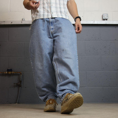 Levi’s 560 baggy jeans y2k W36L30 blue denim red tab logo y2k pants