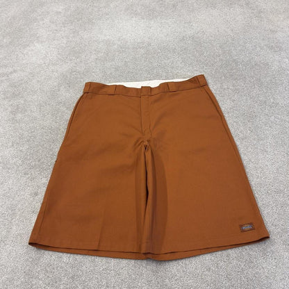 Dickies baggy chino shorts carpenter orange Chino style skater shorts long wide leg festival
