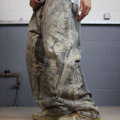 Wall’s camo jeans straight leg y2k khaki Loose straight fit hardwoods Realtree camouflage pants