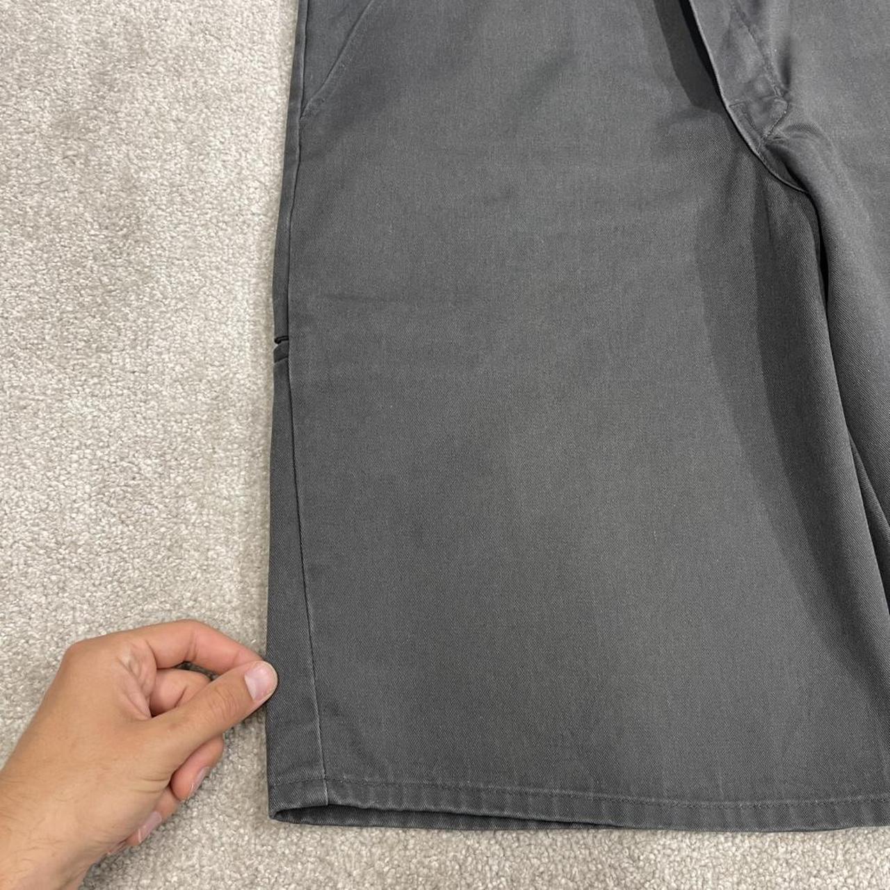 Dickies baggy carpenter shorts grey Chino style skater shorts long wide leg festival