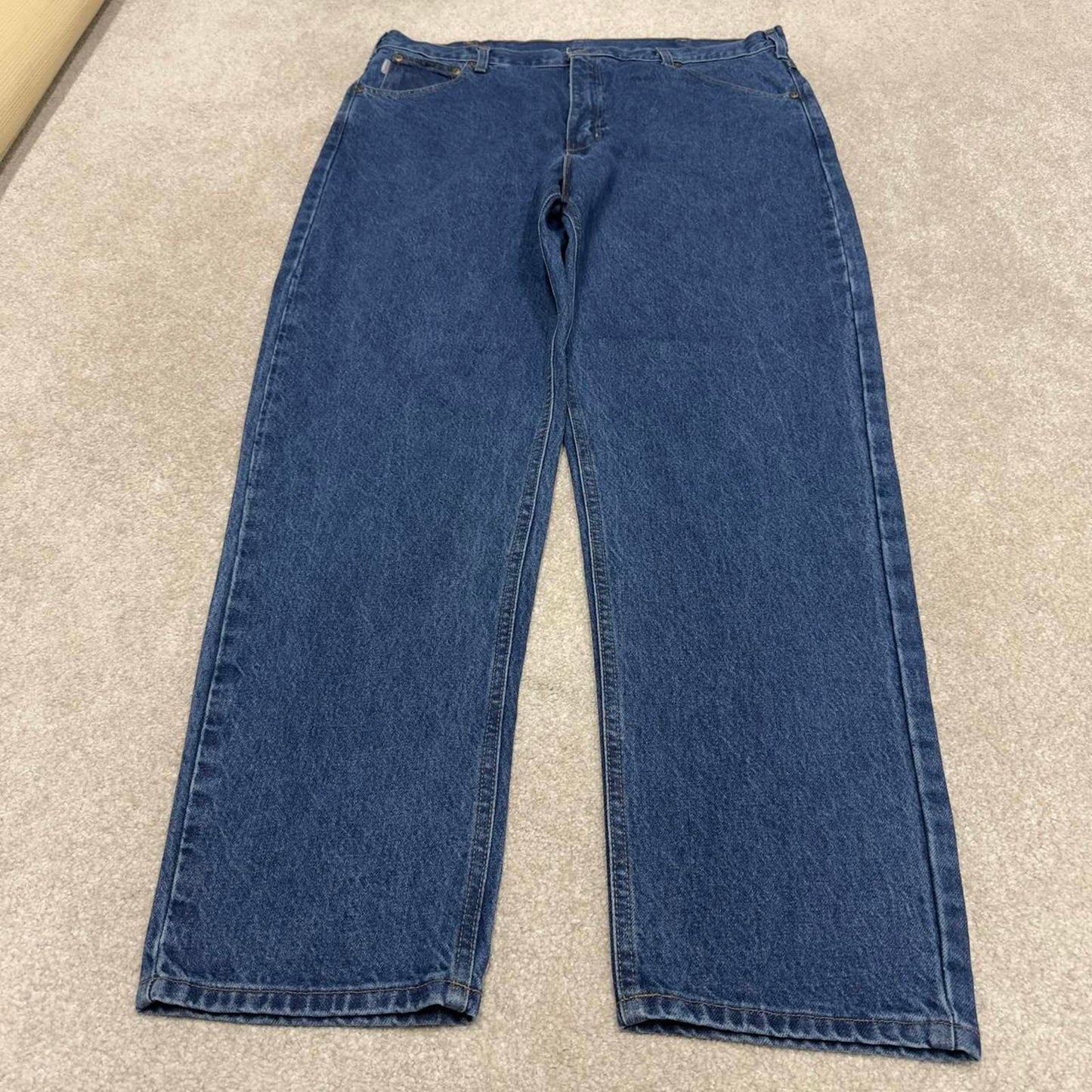 Vintage Carhartt jeans blue 90s skater style W40L32 relaxed denim 5 pocket pants