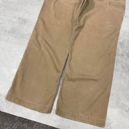Mens Carhartt carpenter pants W38 L30 tan relaxed 90s style cargos