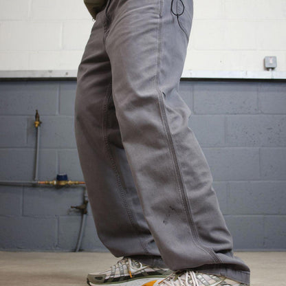 Vintage Carhartt carpenter pants grey 90s skater style W38L32 relaxed carpenters