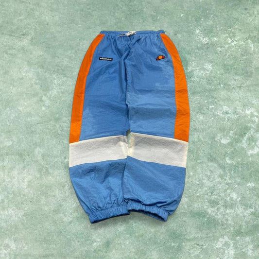 Y2k Ellesse tracksuit bottoms striped blue