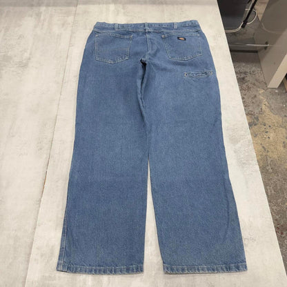 Dickies Double Knee Carpenter Jeans W38 L30 baggy thick denim skater jeans
