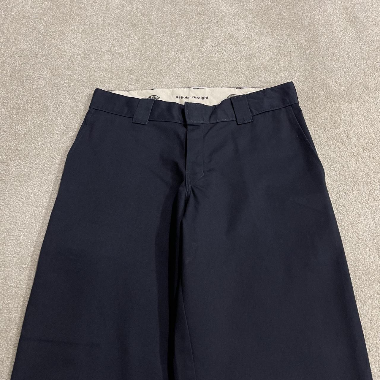 Dickies cargo pants navy straight fit W32L32 Chino skate style work trousers