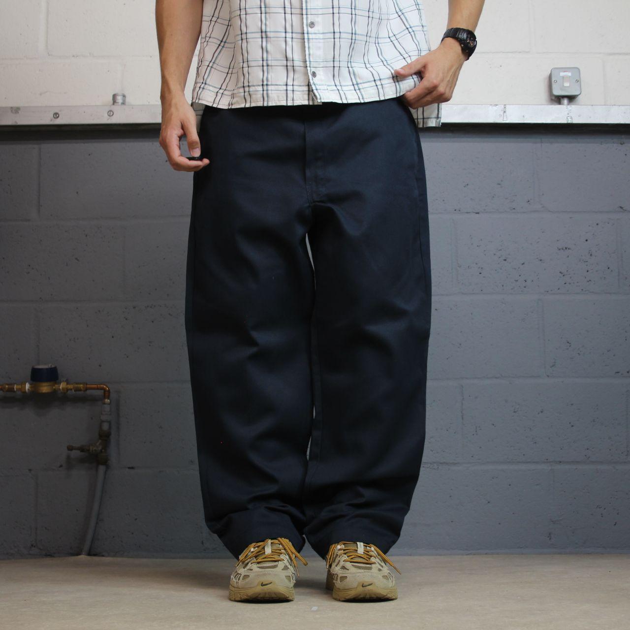 Dickies 874 pants navy original fit W42L28 Twill chino style skate work trousers
