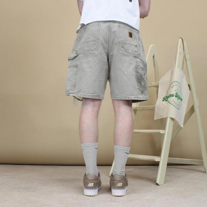 Stone Carhartt carpenter shorts 33