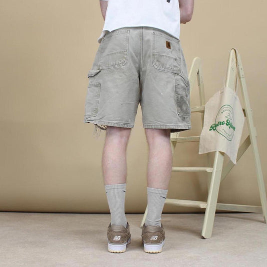 Stone Carhartt carpenter shorts 33