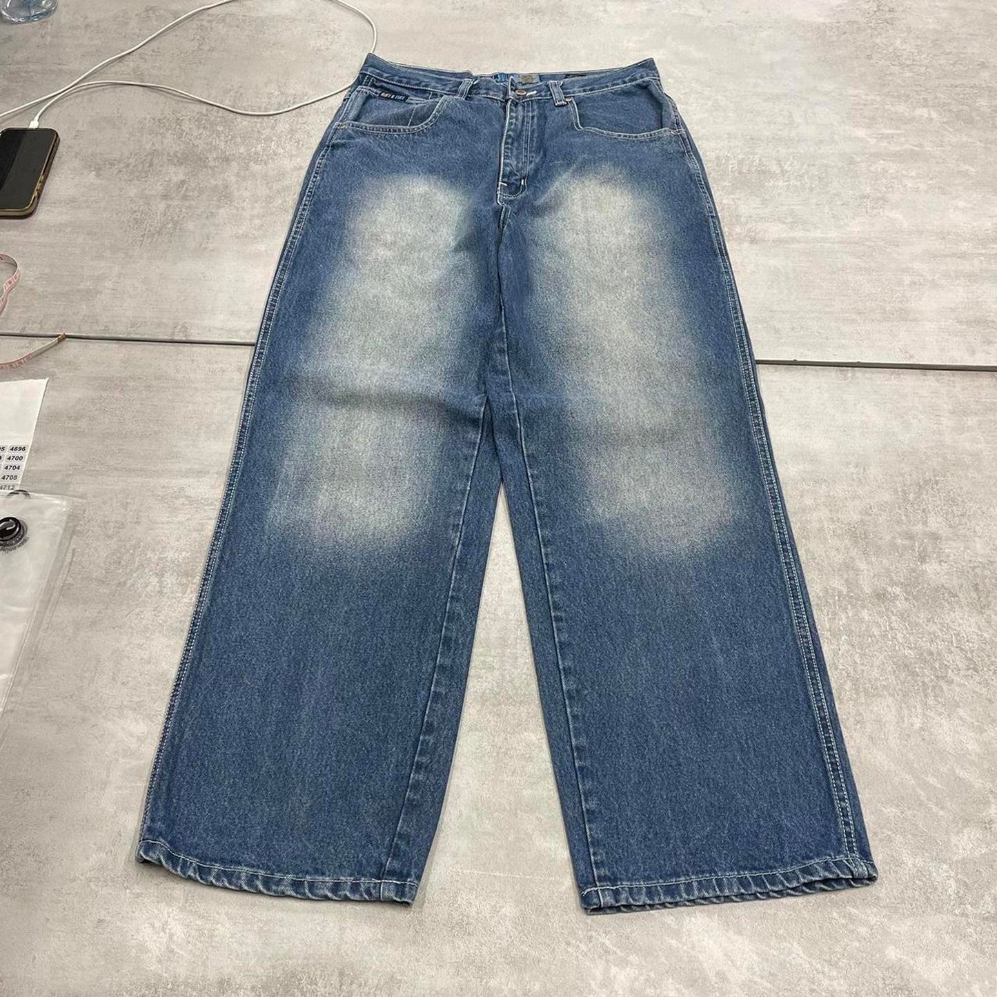 Baggy RUFF N TUFF jeans W32 L30 blue denim skater style jeans