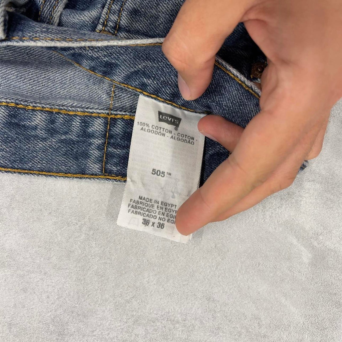 Blue Levis 505 jeans W36L36