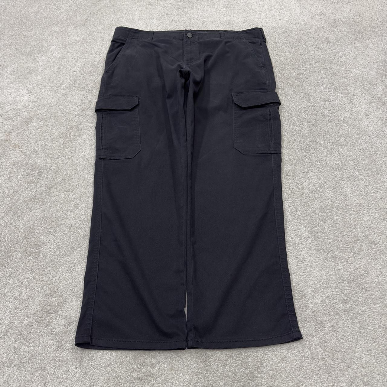 Lee cargo pants y2k black Straight leg utility workwear style trousers
