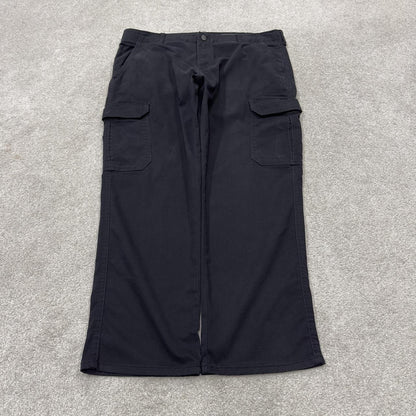 Lee cargo pants y2k black Straight leg utility workwear style trousers