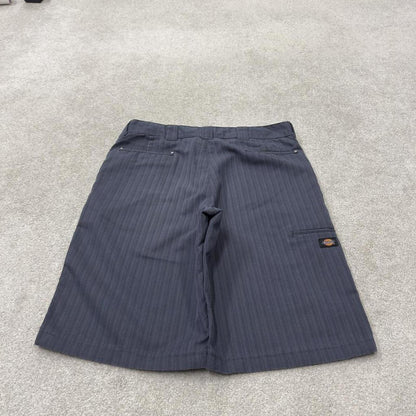 Dickies baggy stripe carpenter shorts navy Twill chino skater style shorts wide long leg