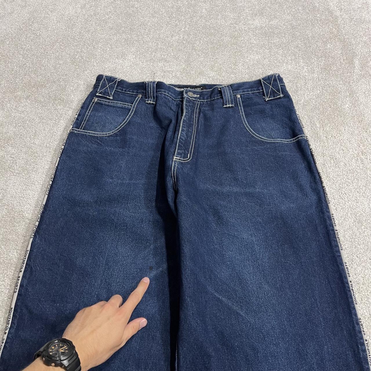 Southpole extra baggy carpenter jeans y2k W40L33 navy blue