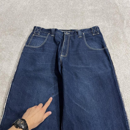 Southpole extra baggy carpenter jeans y2k W40L33 navy blue