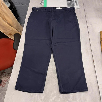 Navy Carhartt FR trousers W42 L30 navy loose 90s style skater pants
