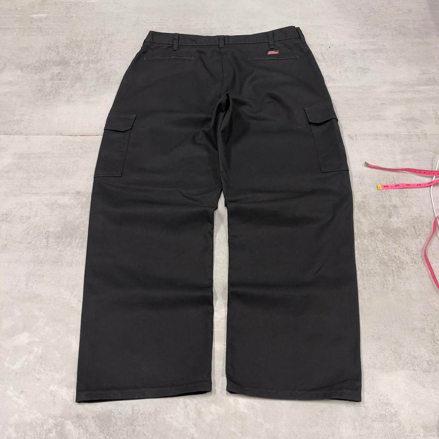 Baggy Dickies cargo trousers W36L30 black loose chino style skater cargo pants