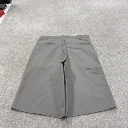Dickies carpenter shorts long leg grey Twill chino skater style shorts loose long leg