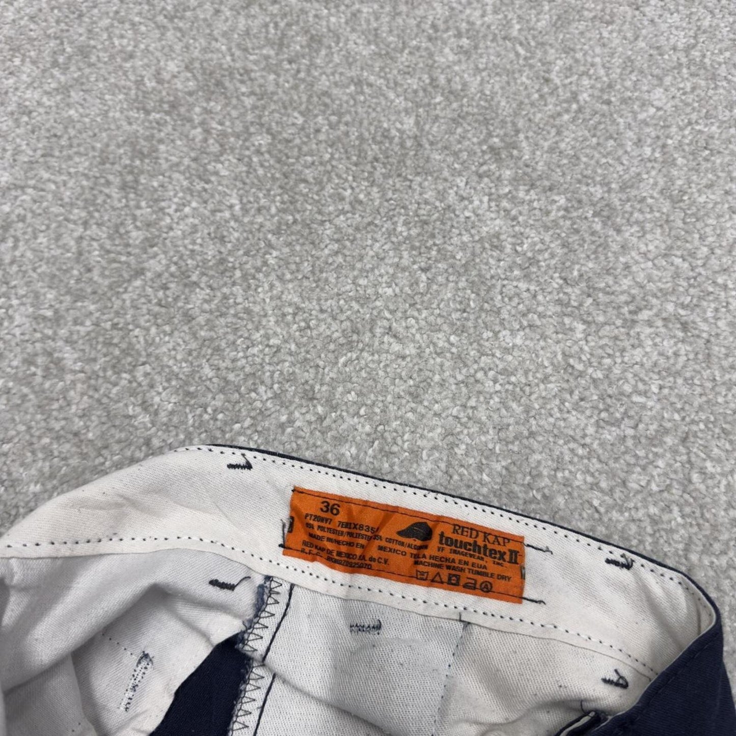 Vintage y2k skater work pants W36L30 faded navy