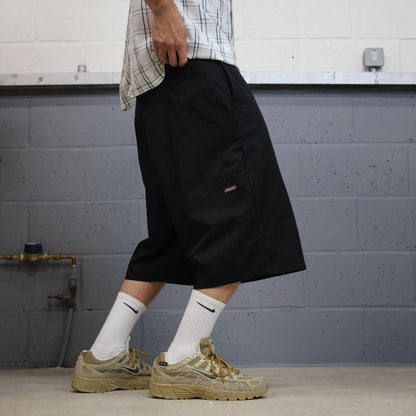 Baggy Dickies chino shorts carpenter black Chino skater / surf shorts loose fit festival