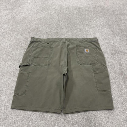 Vintage Carhartt carpenter shorts green Loose cargo skater style relaxed workwear