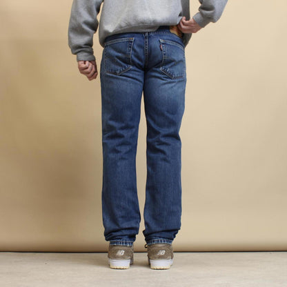 Blue Levi's 511 jeans W32L32 denim skinny jeans red tab logo
