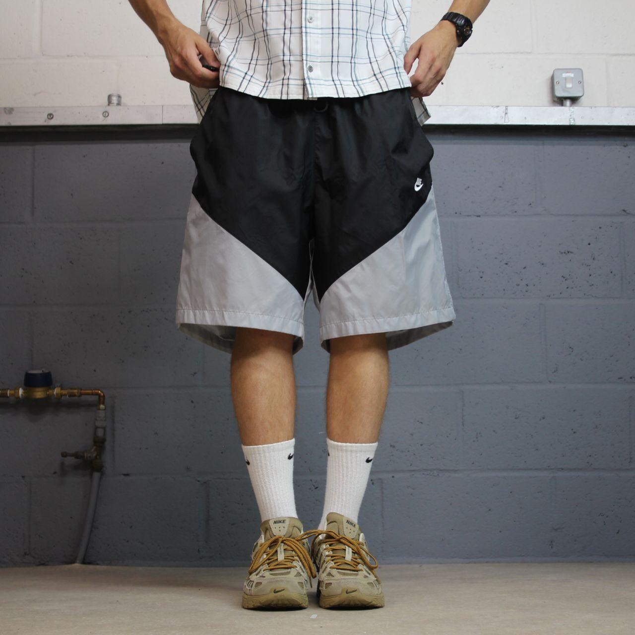 Nike sports shorts y2k loose black Mesh lined comfy floaty summer gym shorts