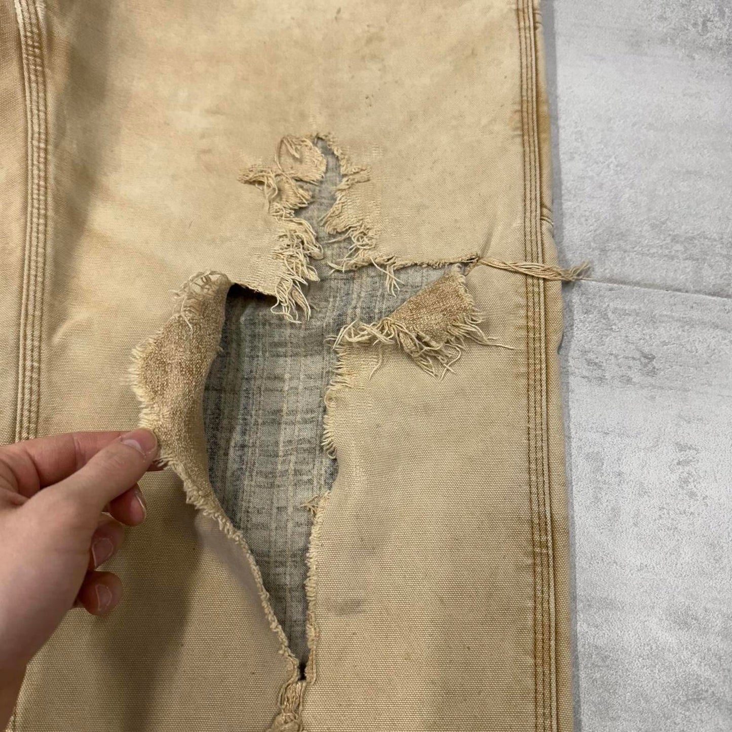 Tan Carhartt Carpenter pants W36L32