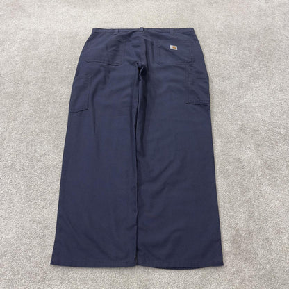 Carhartt carpenter pants navy y2k Loose leg skater style workwear pants