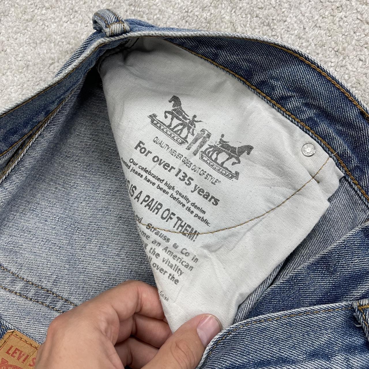 Y2K Levi’s 505 jeans straight leg washed blue #Straight fit 5 pocket pants belt loops red tab logo