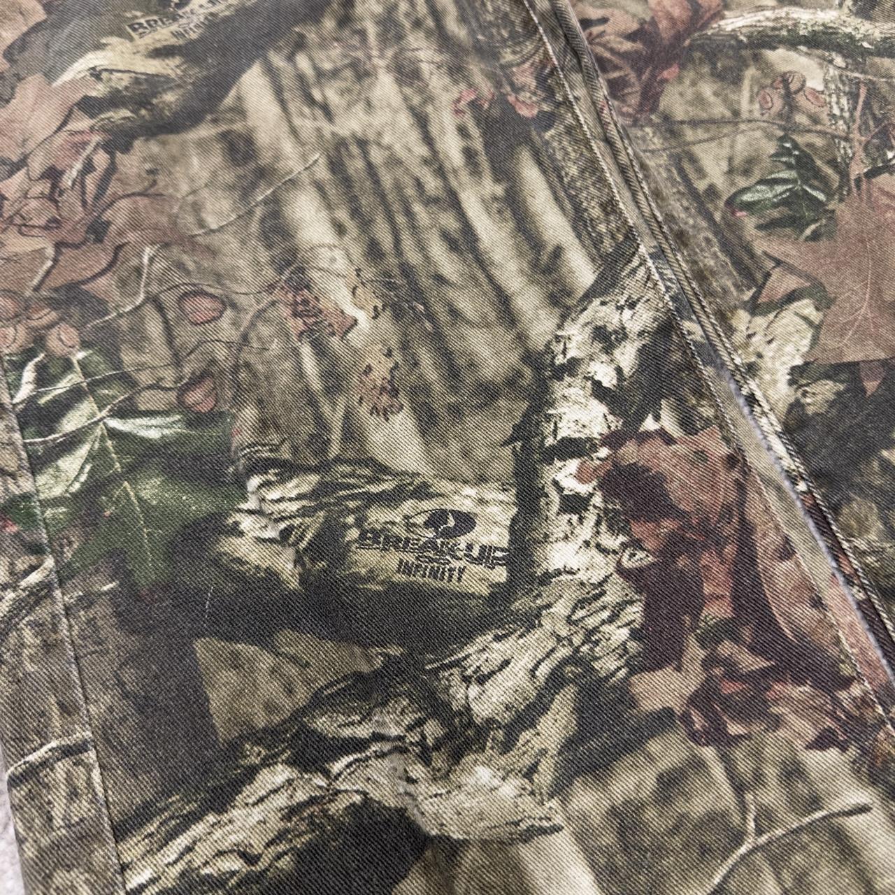 Vintage mossy oak realtree style camo pants khaki Loose straight leg tree camouflage trousers