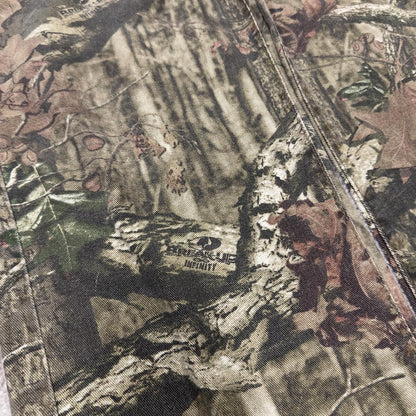 Vintage mossy oak realtree style camo pants khaki Loose straight leg tree camouflage trousers