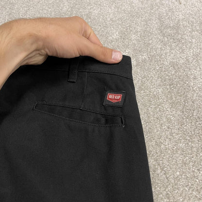 Red Kap vintage cargo pants y2k black Loose chino style skate work trousers