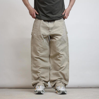 Carhartt carpenter pants W40 L34 loose tan 90s style cargo skater pants