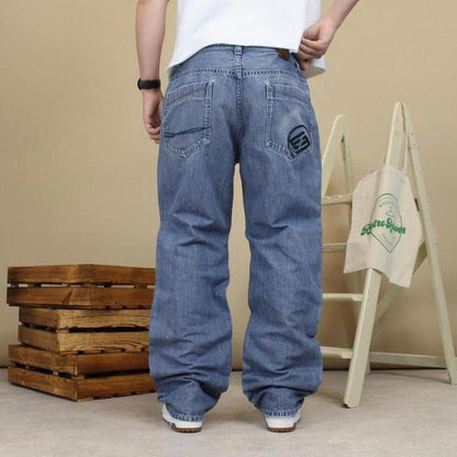 Blue embroidered Enyce jeans W38L33 y2k style stitch detailing denim