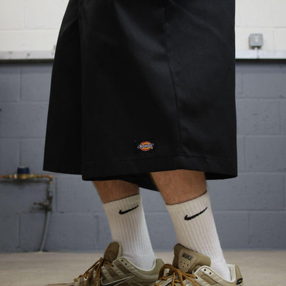 Dickies baggy chino shorts carpenter black Chino style skater shorts long wide leg festival