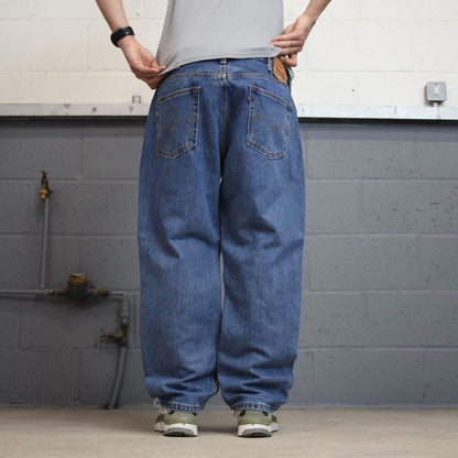 Baggy Levis 550 jeans W38 L29 blue loose 90s relaxed style skater jeans red tab logo
