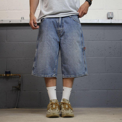 Denim Y2K carpenter shorts baggy blue U.S. POLO ASSN cargo summer festival shorts