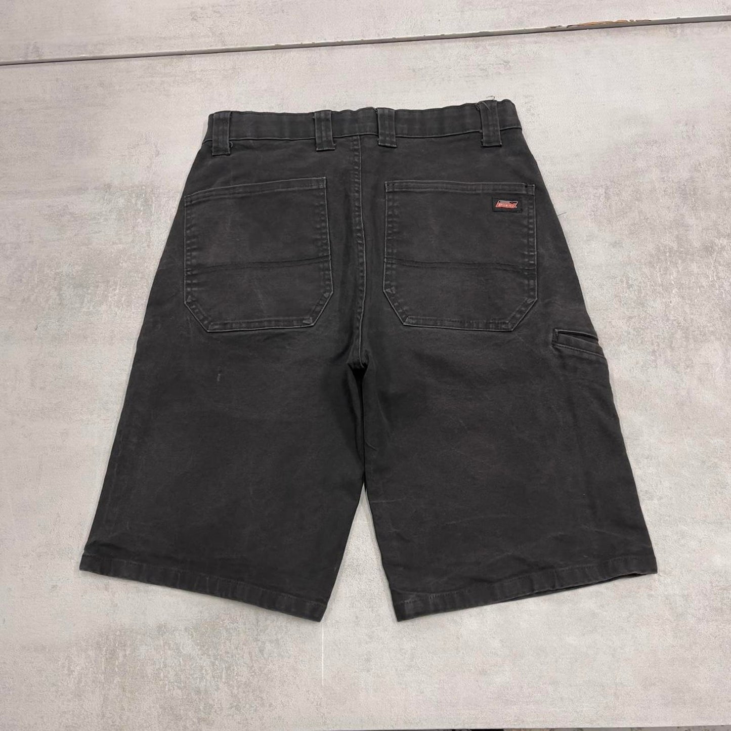 Mens BLACK Dickies carpenter jorts W30