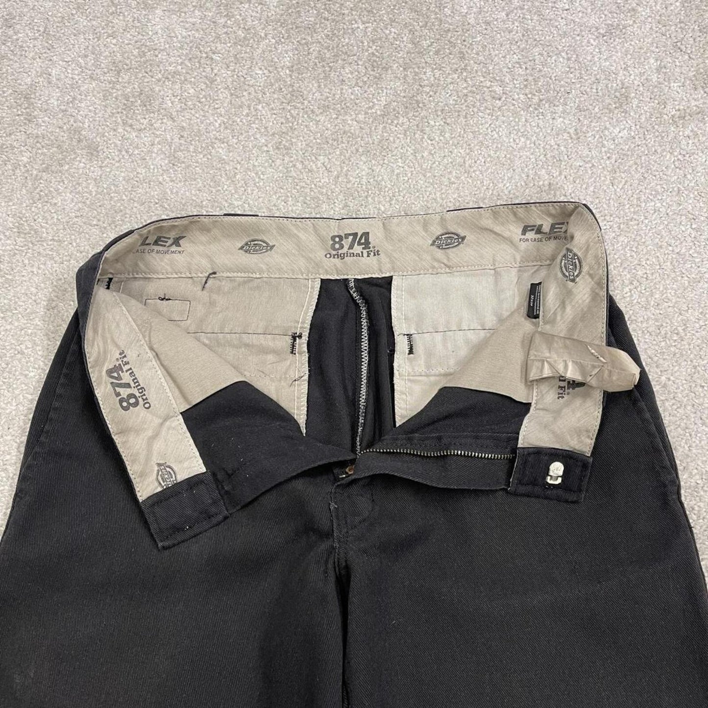 Dickies 874 chino shorts y2k black Loose twill style summer shorts