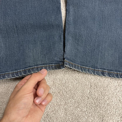 Levi's 505 straight fit jeans y2k blue Regular straight leg denim pants red tab logo