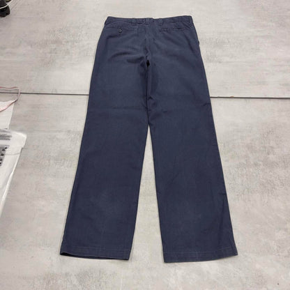 Navy Dickies trousers size 18 (W30) twill chino style pants tab logo