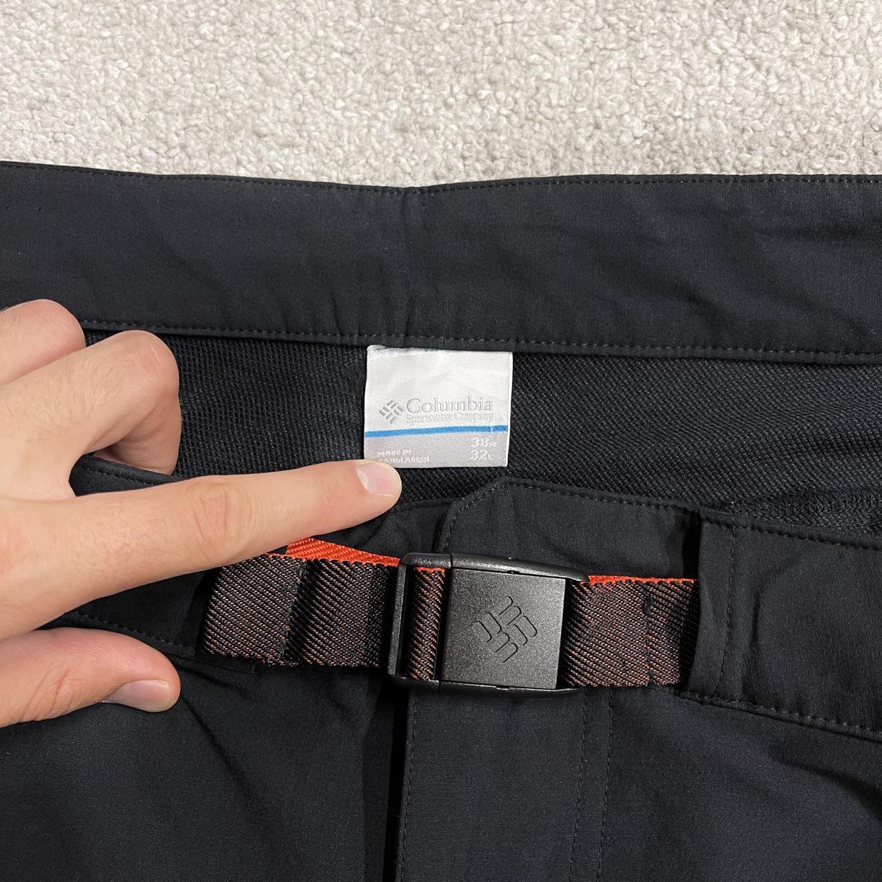 Columbia hiking pants technical Y2K black Lightweight utility tech trousers