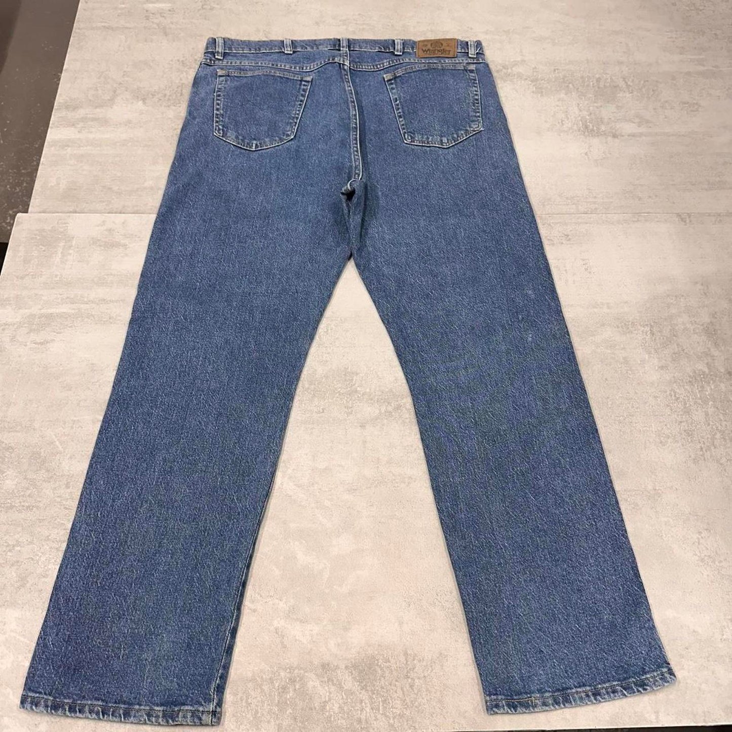 Blue Wrangler Jeans W40L30 denim 90s style skater jeans
