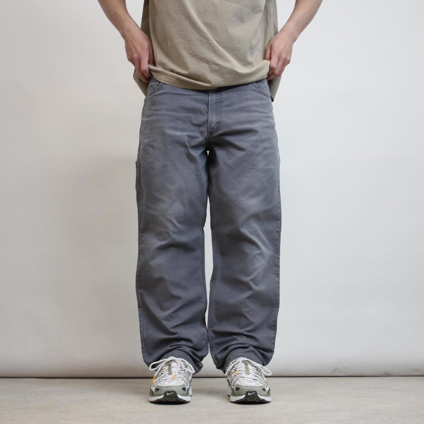 Carhartt carpenter pants W38 L32 grey loose relaxed fit skater style trousers