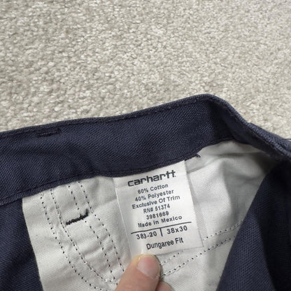Carhartt carpenter pants y2k navy Loose dungaree fit skater style workwear trousers