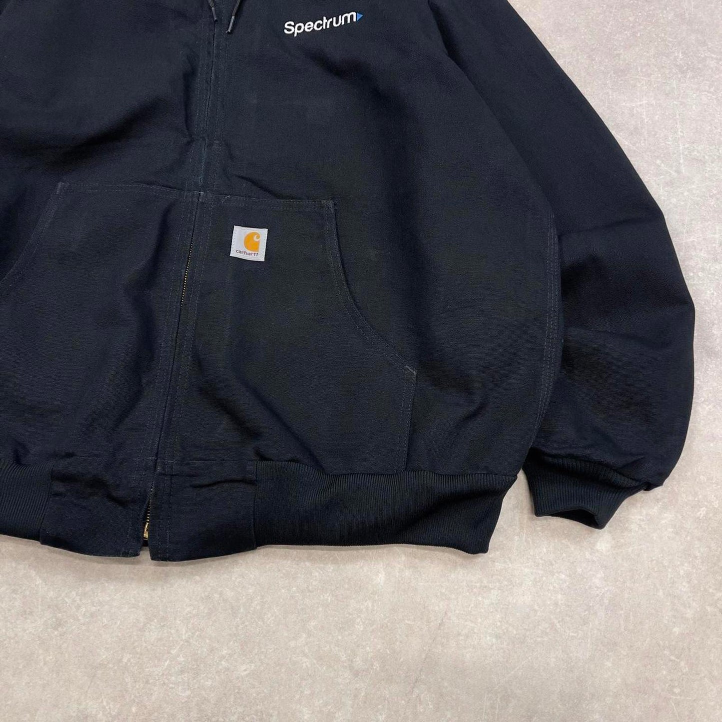 Black hooded Carhartt active jacket XL