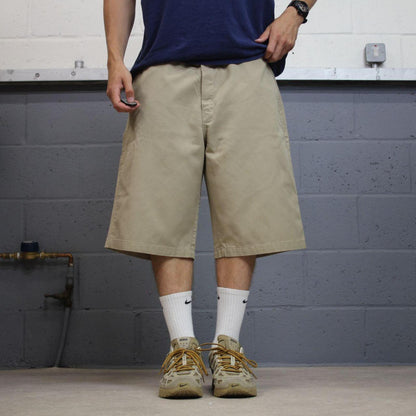 Dickies baggy chino shorts carpenter khaki Chino style skater shorts long wide leg festival